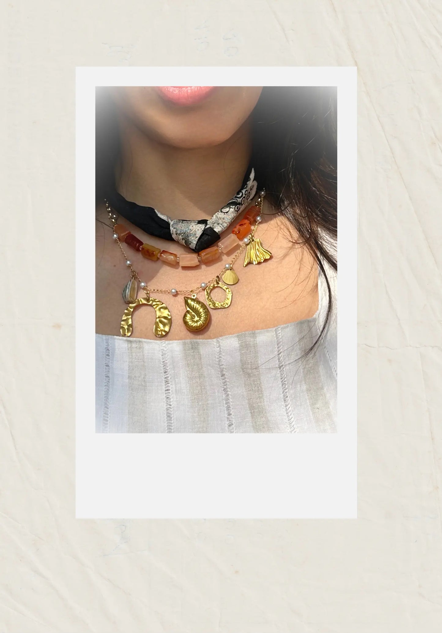 Zephyra Scarflet Necklace Stack