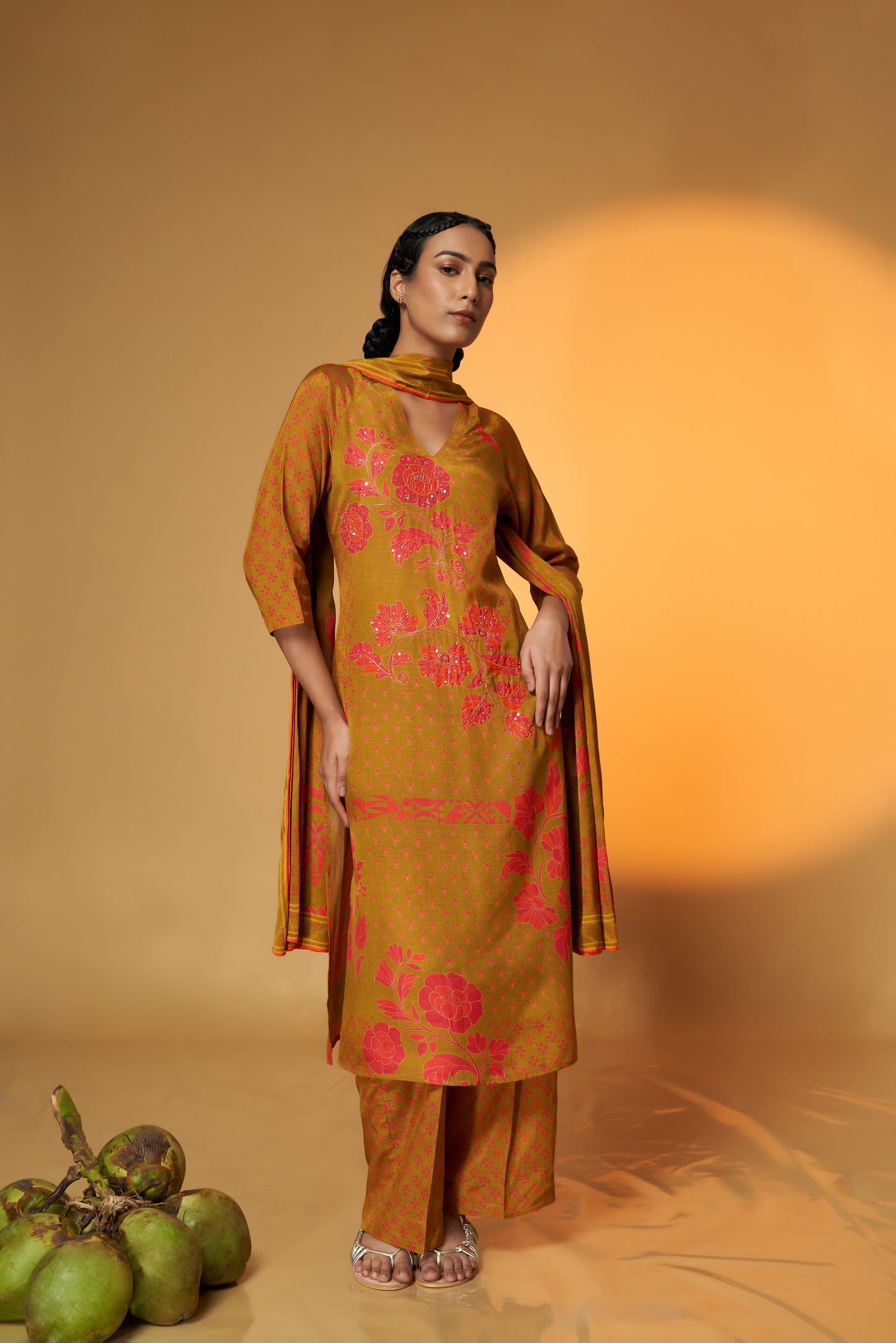 Mar Alvorada Dupatta Set