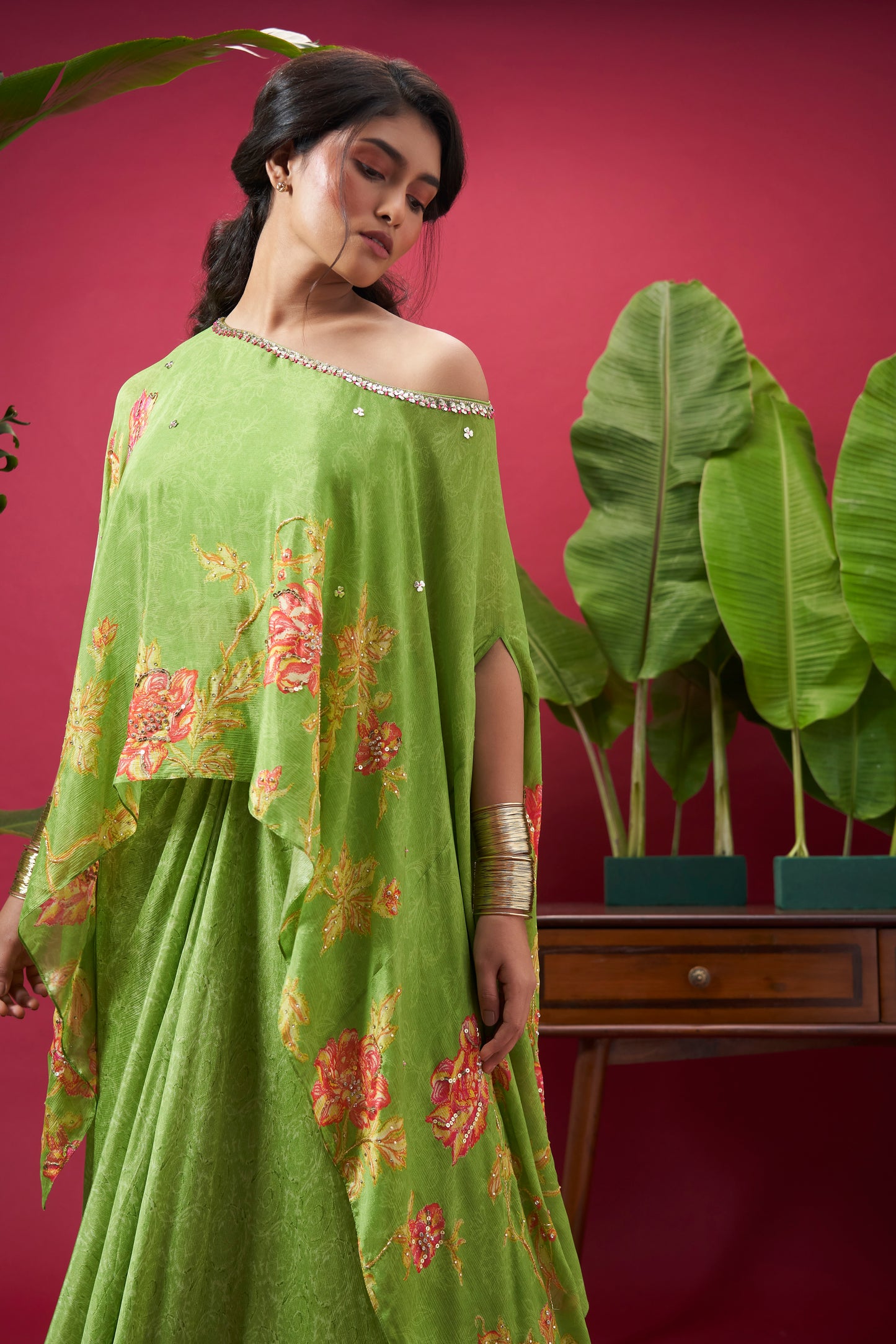 Leaf Whisper Skirt Set