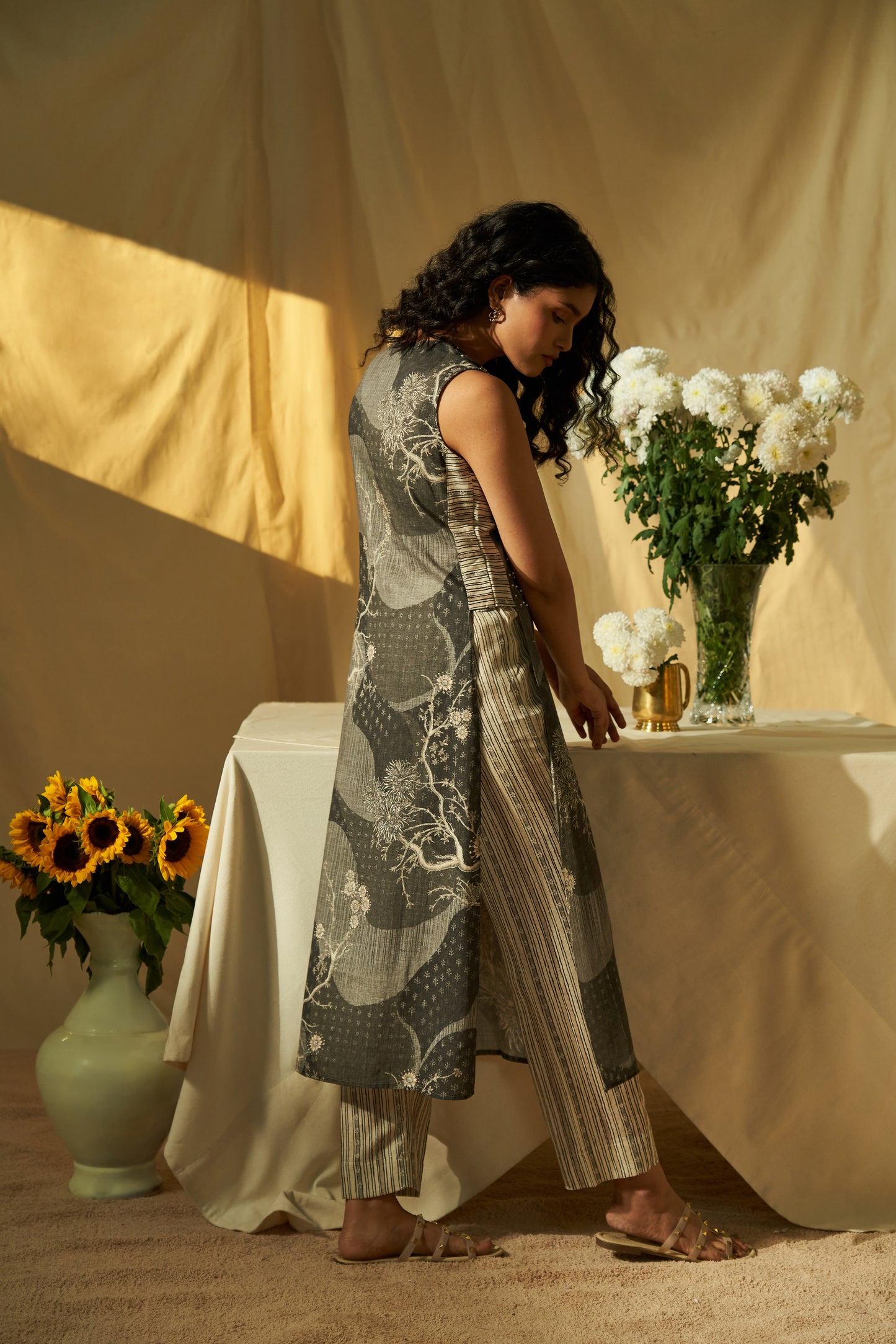 Amore Linen Tunic Set