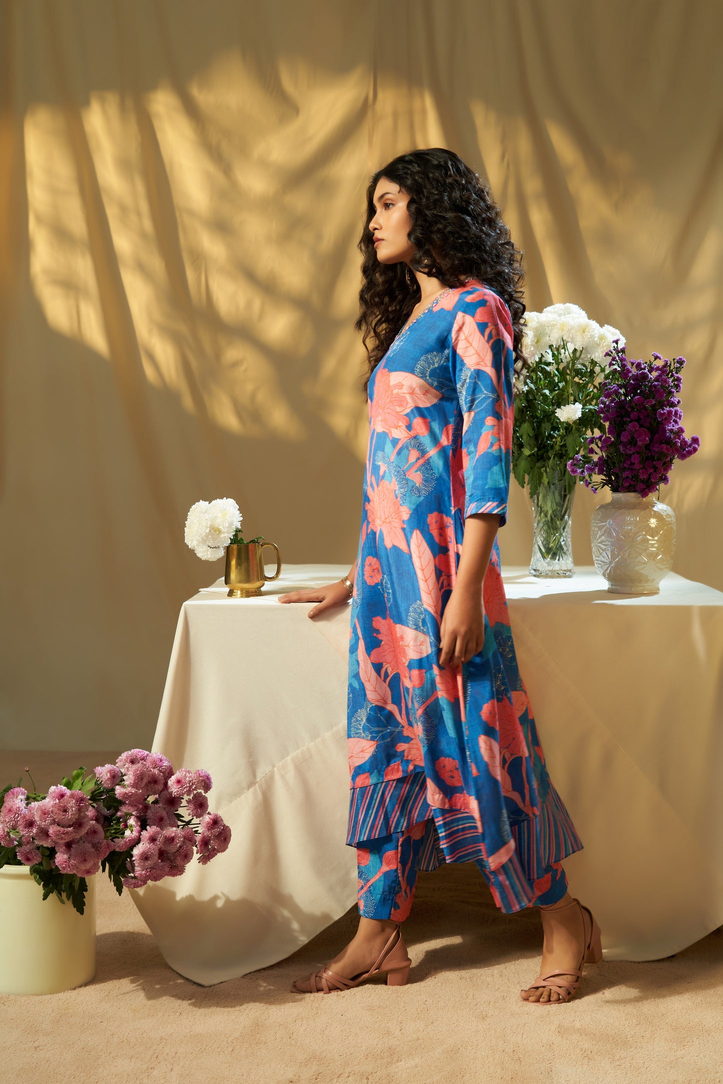 Brisa Oceânica Dupatta Set