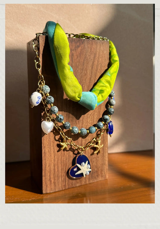 Maranta Scarflet Necklace Stack