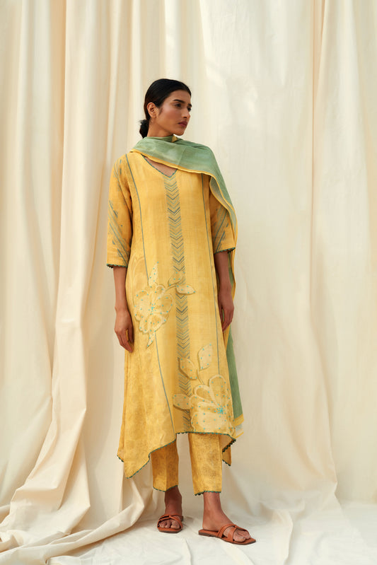 Vento Linen Dupatta Set