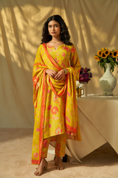 Mar Refúgio Dupatta Set