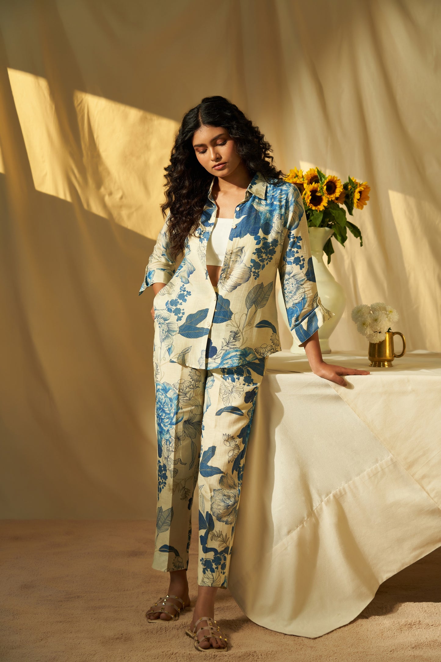 Poesia Linen Co-ord Set
