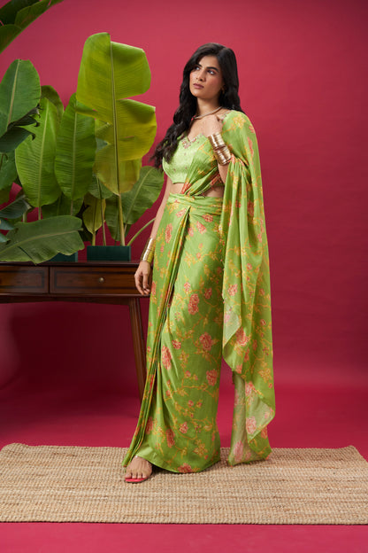 Verdant Vision Saree