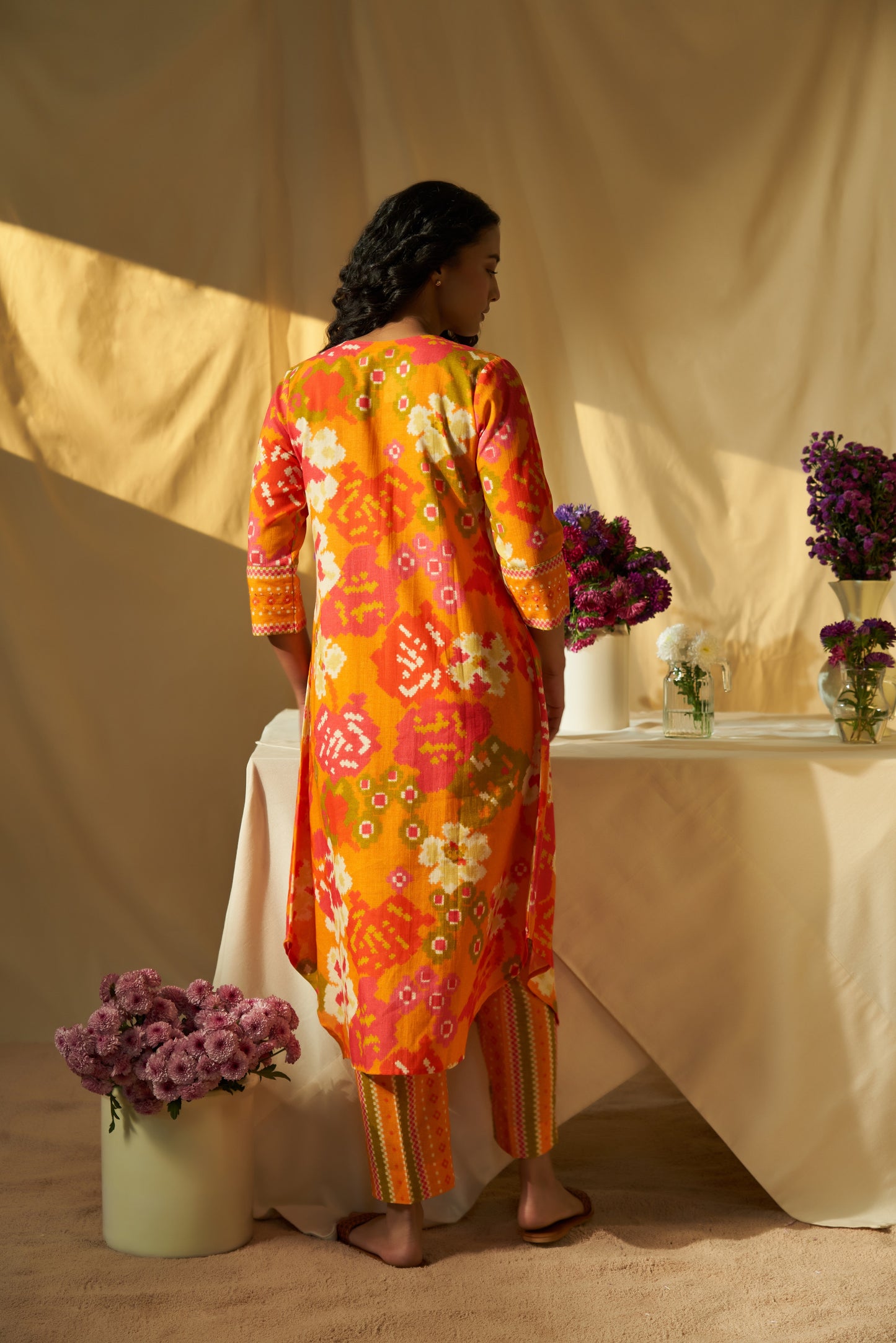 Luna Linen Tunic Set
