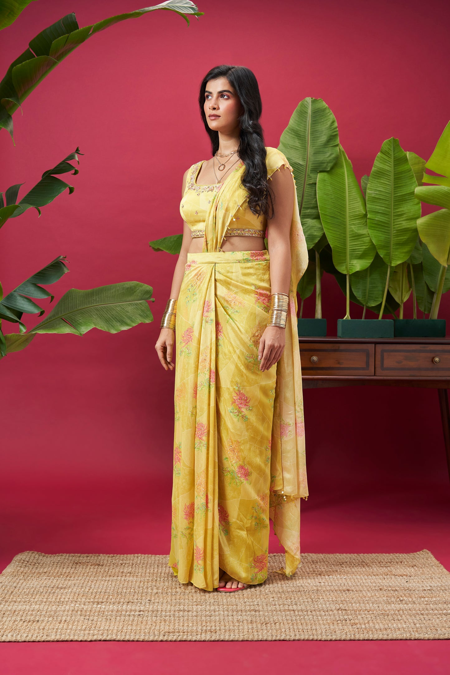 Sunlit Santuary Saree