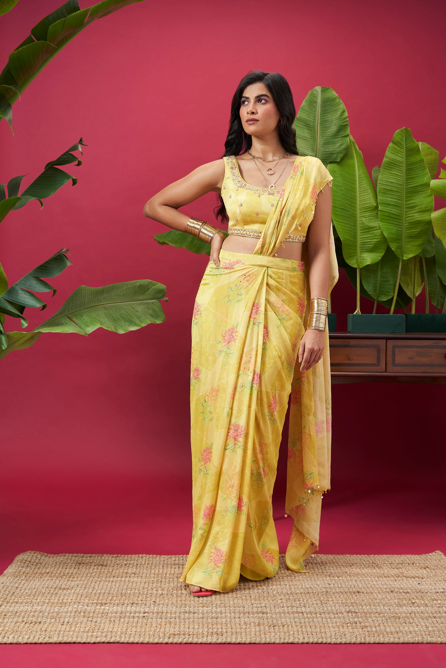 Sunlit Santuary Saree