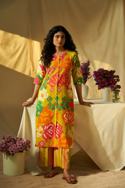 Stella Linen Tunic Set