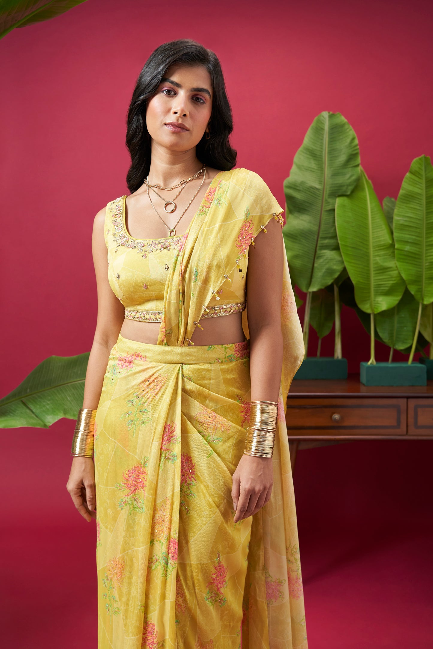 Sunlit Santuary Saree