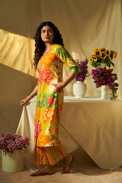 Stella Linen Tunic Set