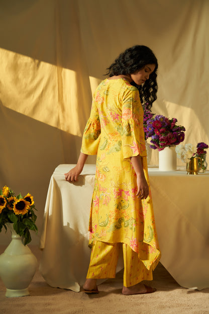 Grazia Linen Tunic Set
