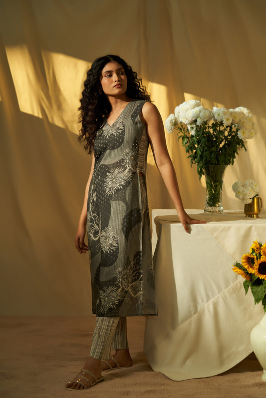 Amore Linen Tunic Set