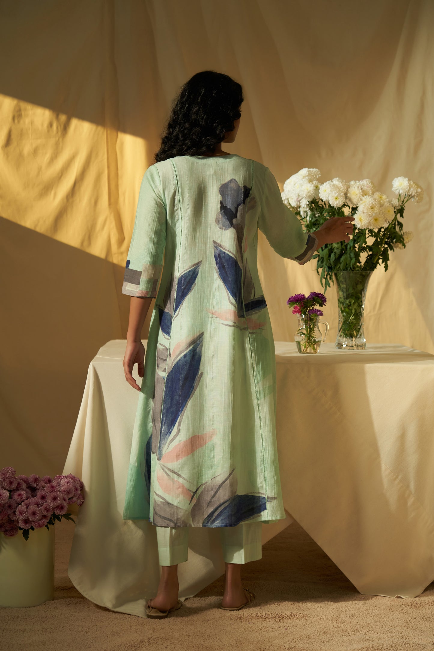 Sogno Linen Dupatta Set