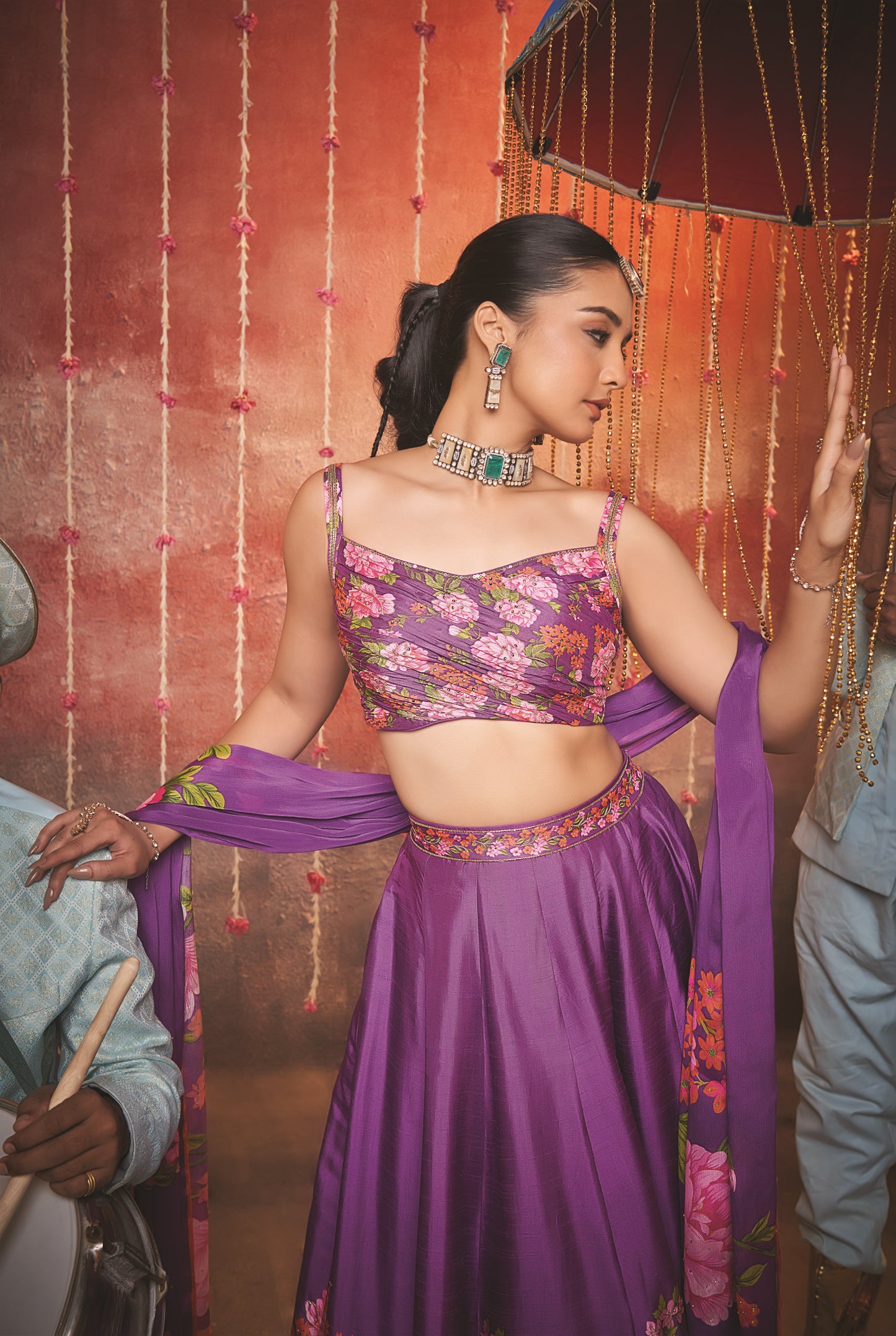 Patakha Purple Lehenga Choli Set