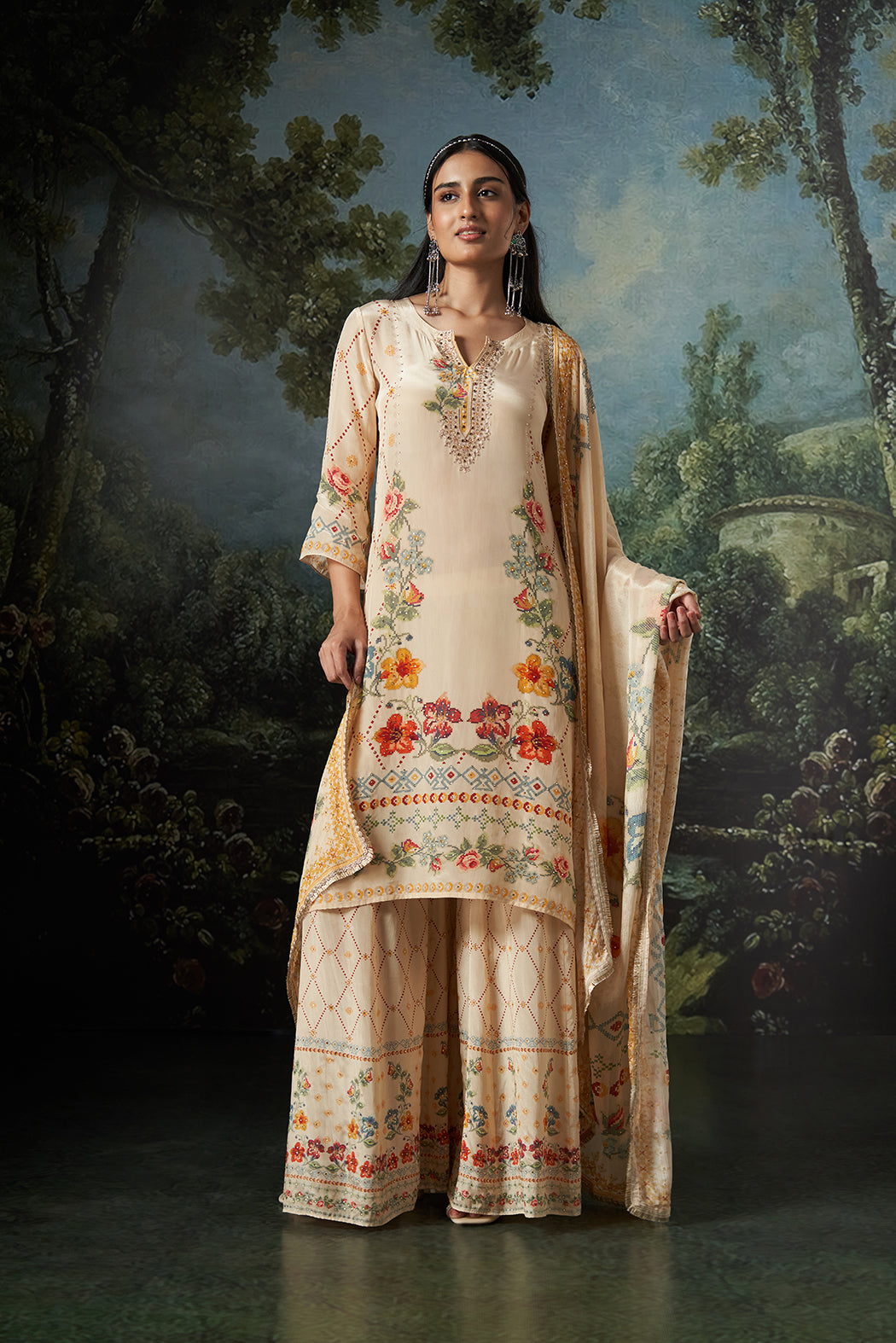 Nira Dupatta Set