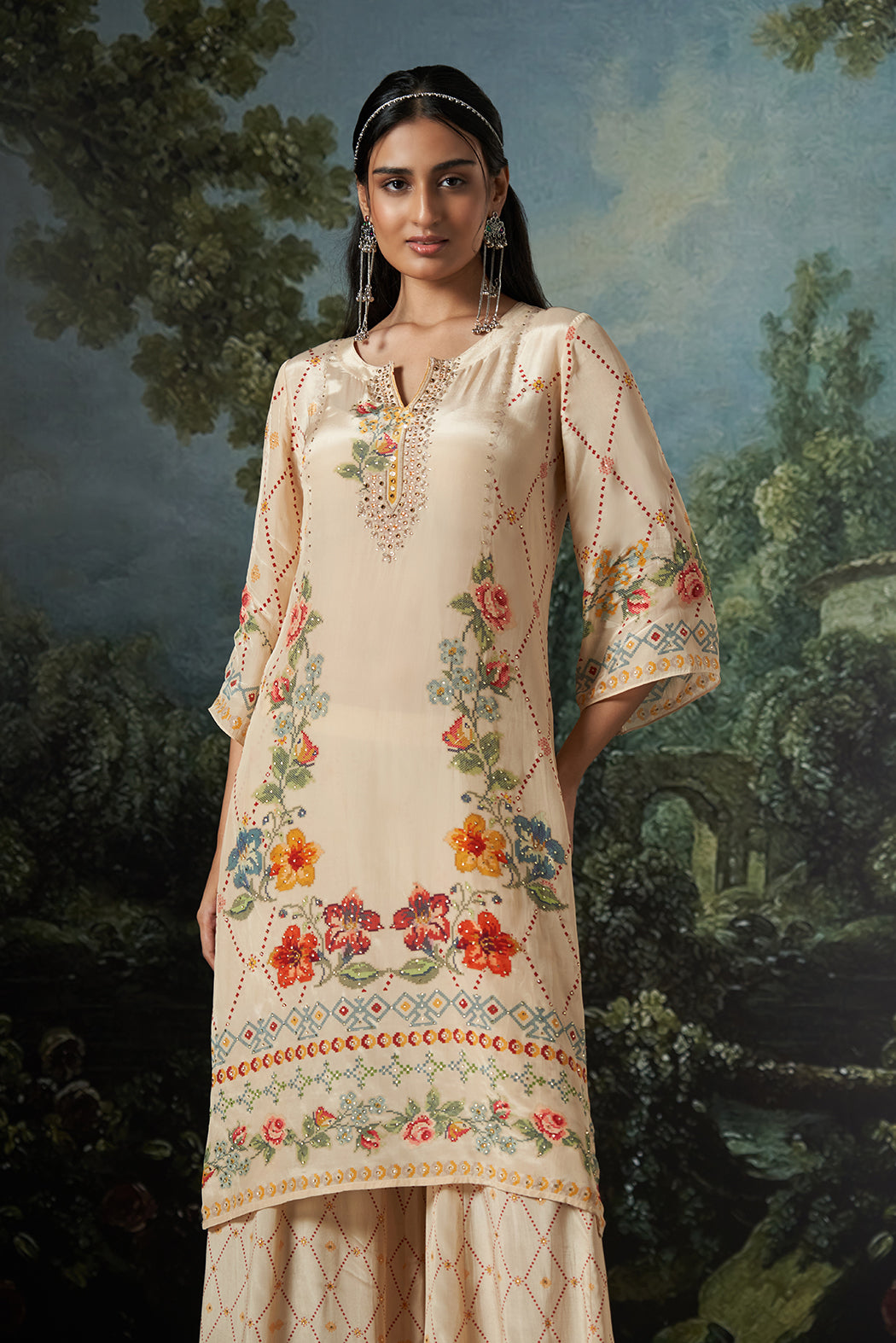 Nira Dupatta Set