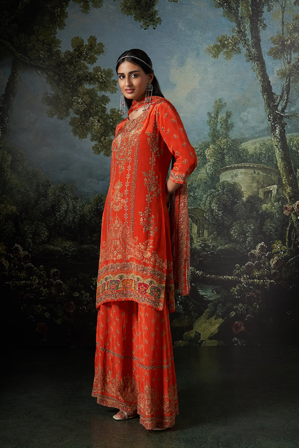 Vela Dupatta Set