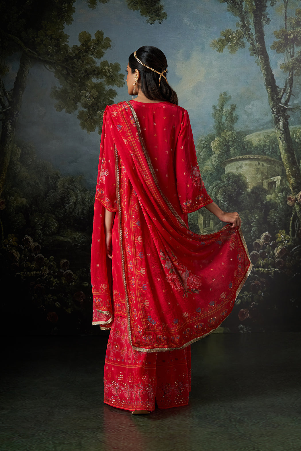 Sora Dupatta Set