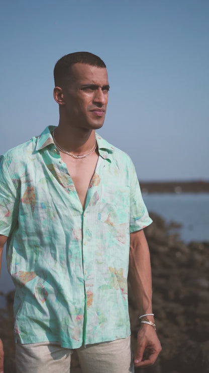 Pink Sands Linen Shirt